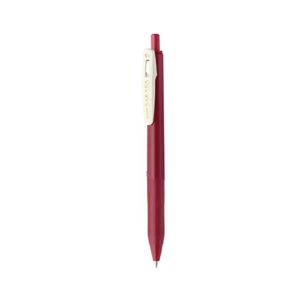 Zebra Sarasa Push Clip Gel Pen - Vintage Colour - 0.5 mm - Cassis Black - Gel Pens - Bunbougu