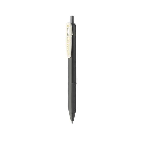Zebra Sarasa Push Clip Gel Pen - Vintage Colour - 0.5 mm - Dark Grey - Gel Pens - Bunbougu