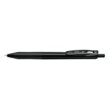 Zebra Sarasa R Gel Pen - 0.4 mm - Black Ink - Black Body - Gel Pens - Bunbougu