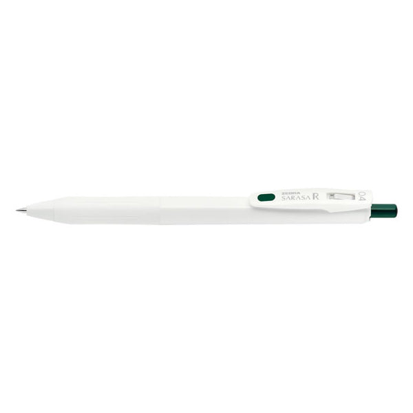 Zebra Sarasa R Gel Pen - 0.4 mm - Green Black - Gel Pens - Bunbougu