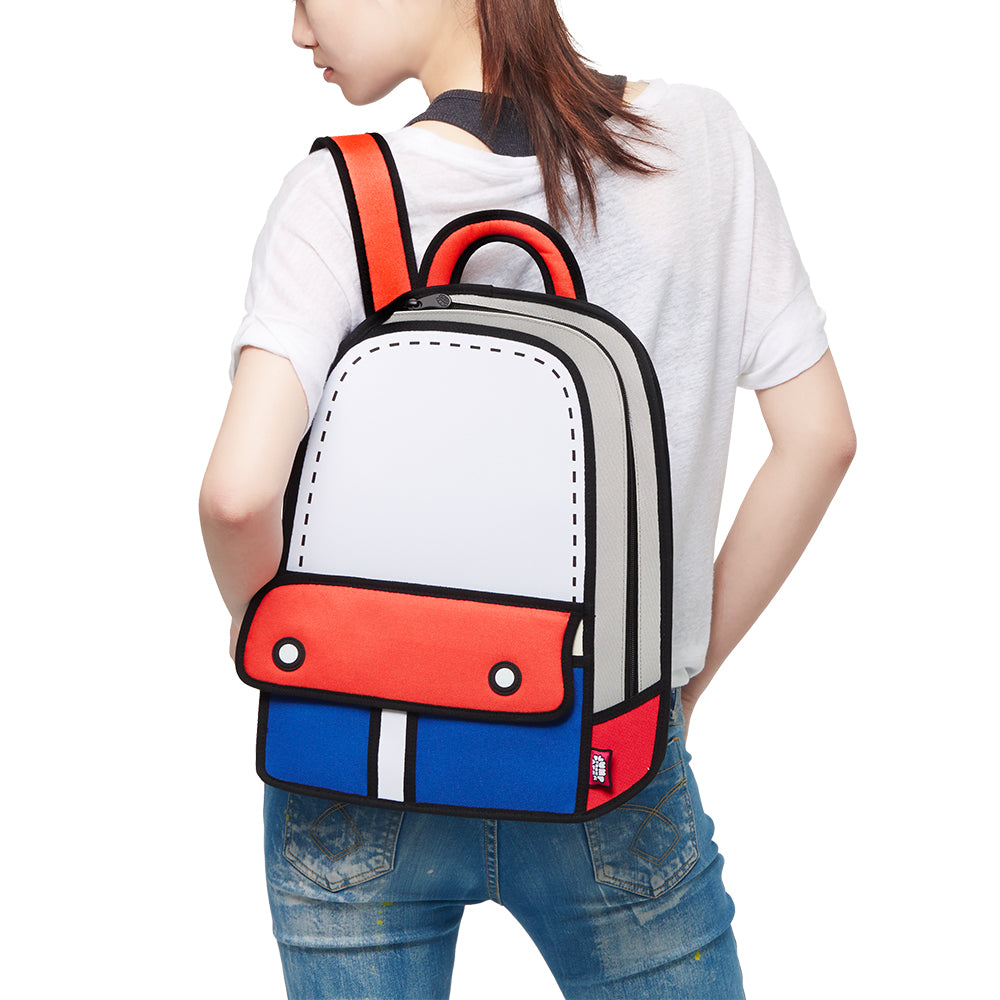 Jump From Paper Adventure Backpack - Red -  - Pencil Cases & Bags - Bunbougu