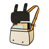 Jump From Paper Cheese Shoulder Bag - Orange -  - Pencil Cases & Bags - Bunbougu