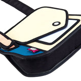 Jump From Paper Giggle Shoulder Bag - Beige -  - Pencil Cases & Bags - Bunbougu