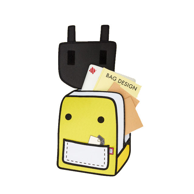 Jump From Paper Spaceman Backpack Minion Yellow – Bunbougu