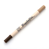 Kuretake Zig Brushables Brush Marker Pen  - 24 Colours - 065 Root Beer Float - Brush Pens - Bunbougu