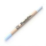 Kuretake Zig Brushables Brush Marker Pen  - 24 Colours - 302 Powder Blue - Brush Pens - Bunbougu
