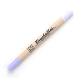 Kuretake Zig Brushables Brush Marker Pen  - 24 Colours - 803 English Lavender - Brush Pens - Bunbougu