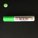 Kuretake ZIG Posterman Waterproof Chalk Marker - 15 mm Tip - Fluorescent Green Ink - Markers - Bunbougu