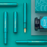 Kaweco Collection AL Sport Fountain Pen - Iguana Blue -  - Fountain Pens - Bunbougu