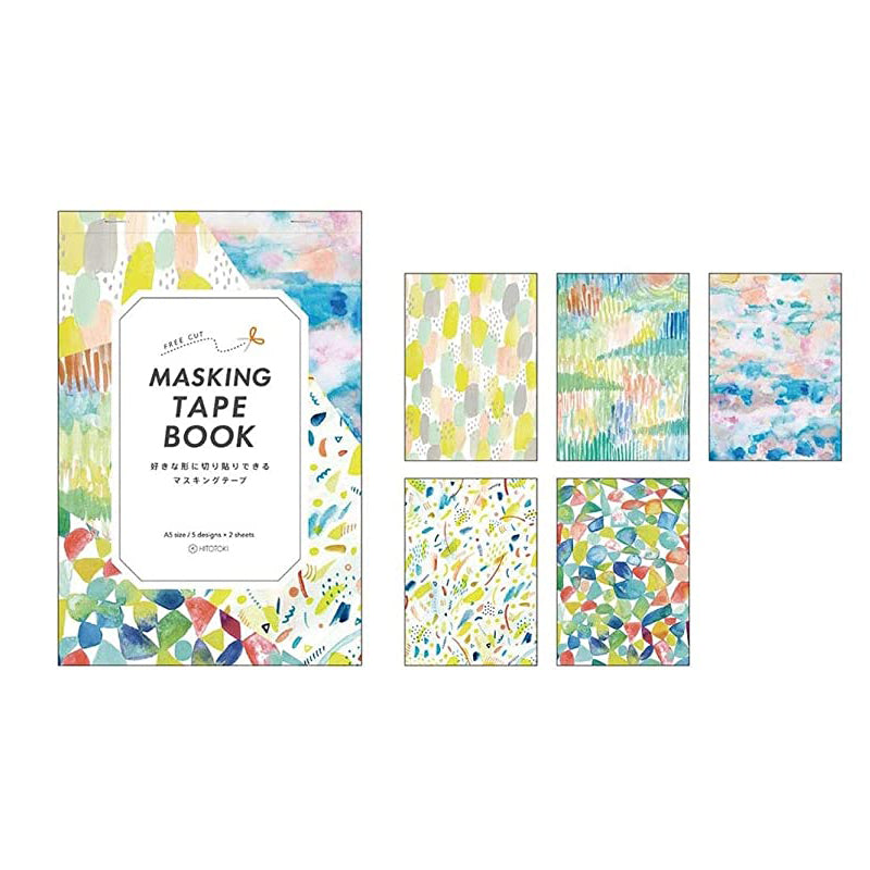 King Jim Hitotoki Masking Tape Book - A5 - Paint -  - Washi Tapes - Bunbougu