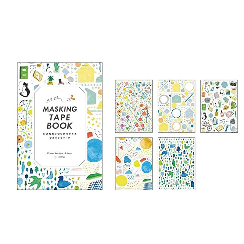 King Jim Hitotoki Masking Tape Book - A5 - Variety -  - Washi Tapes - Bunbougu