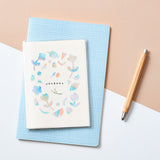 King Jim Hitotoki Masking Tape Book - Postcard Size - Variety -  - Washi Tapes - Bunbougu