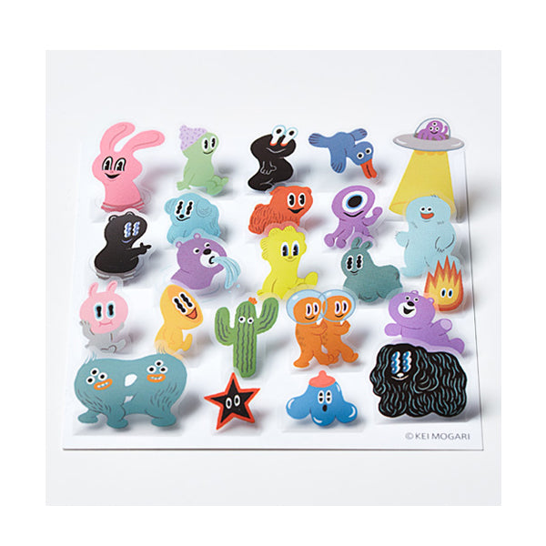 King Jim Hitotoki Pop-up Stickers - Alien -  - Planner Stickers - Bunbougu