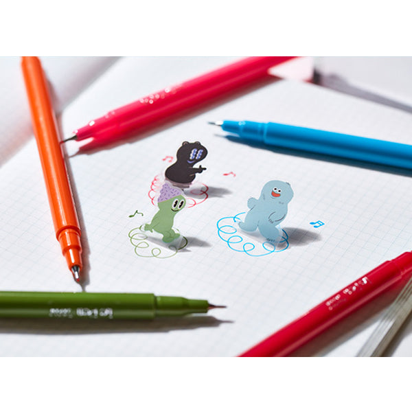 King Jim Hitotoki Pop-up Stickers - Alien -  - Planner Stickers - Bunbougu