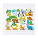 King Jim Hitotoki Pop-up Stickers - Animal -  - Planner Stickers - Bunbougu