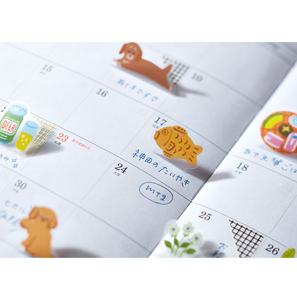 King Jim Hitotoki Pop-up Stickers - Animal -  - Planner Stickers - Bunbougu