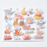 King Jim Hitotoki Pop-up Stickers - Cat -  - Planner Stickers - Bunbougu
