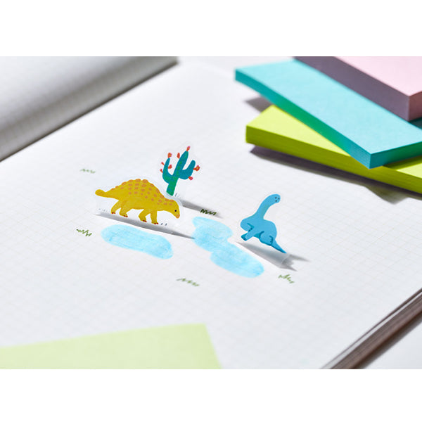 King Jim Hitotoki Pop-up Stickers - Dinosaur -  - Planner Stickers - Bunbougu