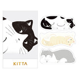 King Jim Kitta Special Washi Tape - Clear - Cat