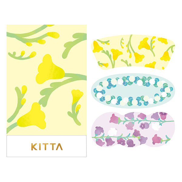 King Jim Kitta Special Washi Tape - Clear - Flower -  - Washi Tapes - Bunbougu