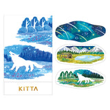 King Jim Kitta Special Washi Tape - Clear - Night Sky