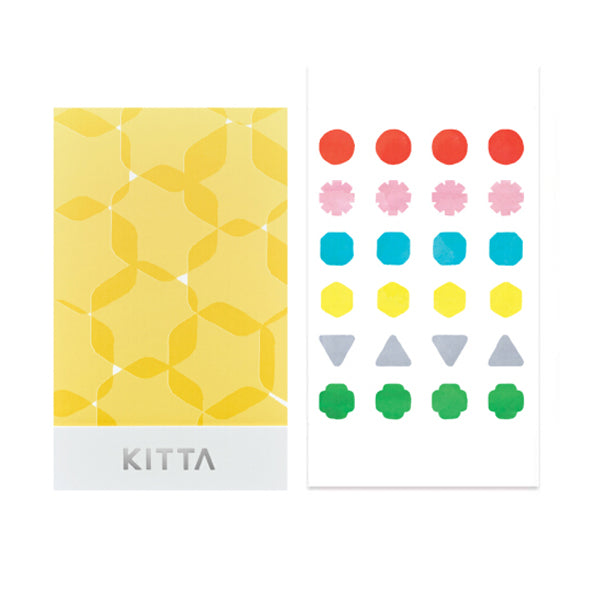 King Jim Kitta Seal Sticker - Icon Type - Plain -  - Planner Stickers - Bunbougu