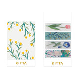 King Jim Kitta Washi Masking Tape - Clear Type - Flower -  - Washi Tapes - Bunbougu