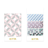 King Jim Kitta Washi Masking Tape - Wide Type - Geometry