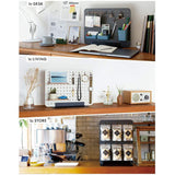 King Jim Peggy Standing Pegboard Shelf System - Off White -  - Stationery Organisers & Storage - Bunbougu