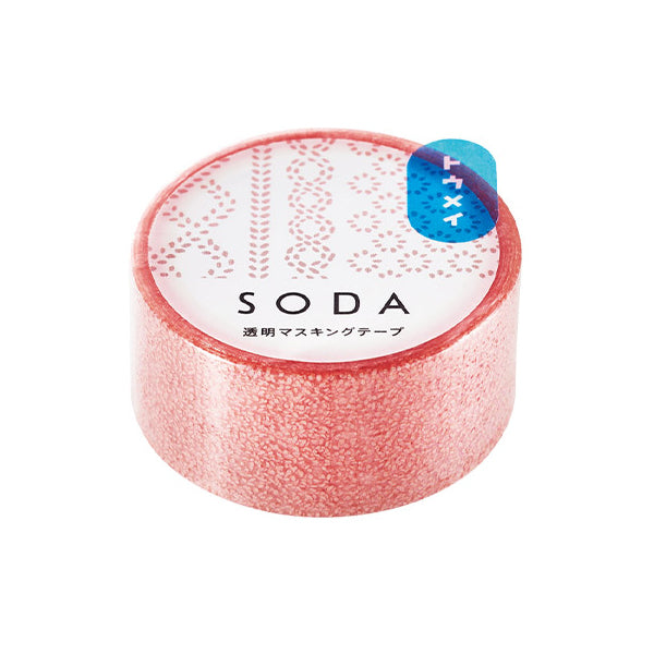 King Jim Soda Transparent Masking Tape - Knit - 20 mm x 5 m -  - Washi Tapes - Bunbougu