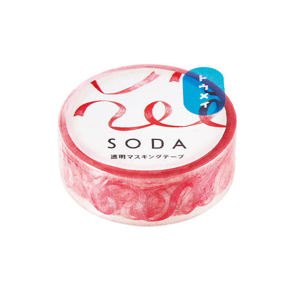 King Jim Soda Transparent Masking Tape - Ribbon - 15 mm x 5 m -  - Washi Tapes - Bunbougu