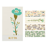 King Jim Kitta Washi Masking Tape - Flower 4