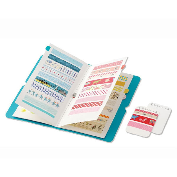 King Jim Seal Collection Book for Washi Tape - Salmon Pink -  - Stationery Organisers & Storage - Bunbougu