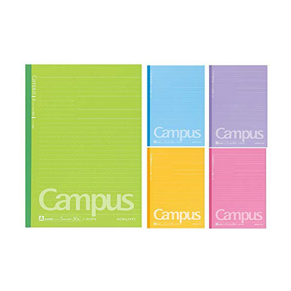Kokuyo Campus Notebook - Semi B5 - Dotted 6 mm Rule - Pack of 5 -  - Notebooks - Bunbougu