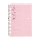 Kokuyo Campus Smart Ring Binder Notebook - 20 Rings - Light Pink - A5 -  - Binders & Folders - Bunbougu