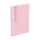 Kokuyo Campus Smart Ring Binder Notebook - 20 Rings - Light Pink - A5 -  - Binders & Folders - Bunbougu