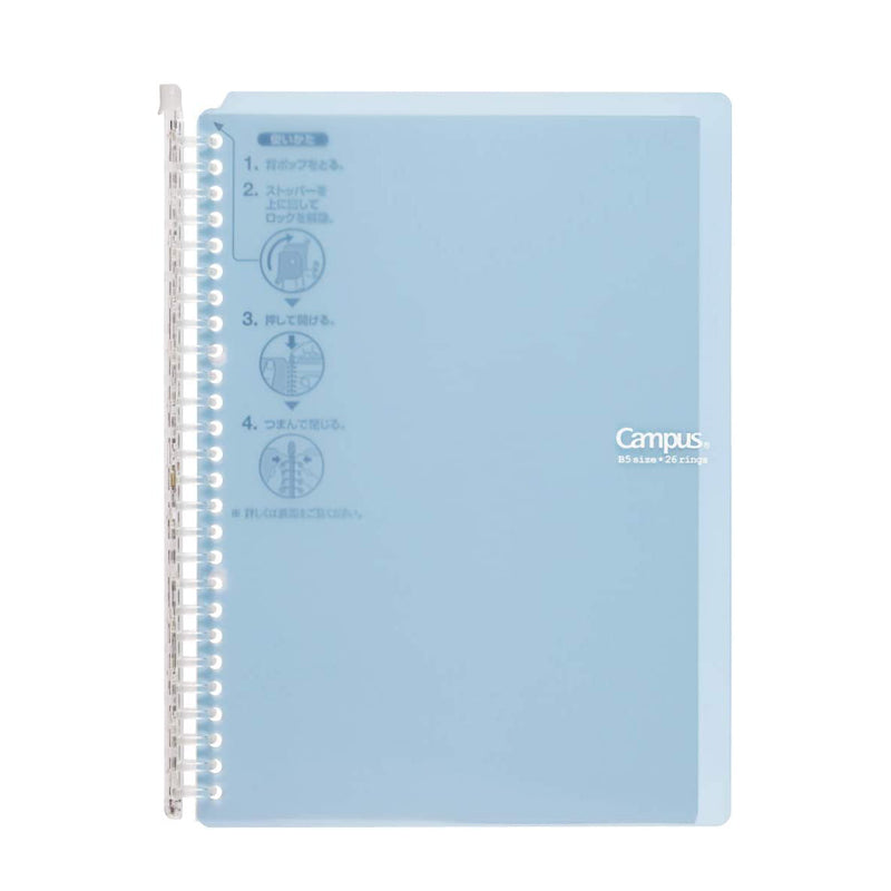 LIHIT LAB.NOIE-STYLE A4 Binder with Plastic Sleeves, Sheet Protector  Binder, Portfolio Folder, Ideal for