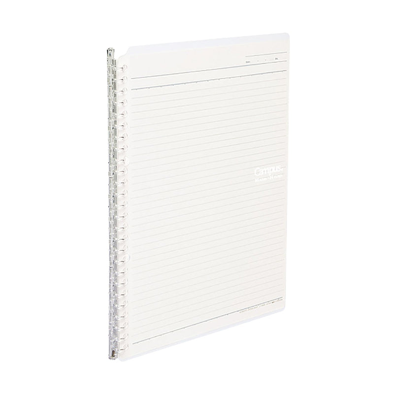 Kokuyo Campus Smart Ring Binder Notebook - 26 Rings - 60 Sheets Capacity - Clear - B5 -  - Binders & Folders - Bunbougu
