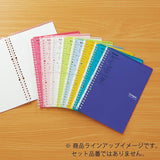 Kokuyo Campus Smart Ring Binder Notebook - 26 Rings - 25 Sheets Capacity - Clear - B5 -  - Binders & Folders - Bunbougu