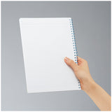 Kokuyo Campus Soft Ring Notebook - Dotted 6 mm Rule - Yellow - Semi B5 -  - Notebooks - Bunbougu