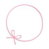 Kokuyo Mizuhiki Ribbon Silicon Rubber Bands - Pastel Pink -  - Creative Stationery - Bunbougu