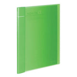 Kokuyo Novita Alpha Customisable Clear Pocket Binder - Light Green - 24 Pockets - A4