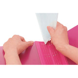 Kokuyo Novita Alpha Customisable Clear Pocket Binder - Pink - 24 Pockets - A4 -  - Binders & Folders - Bunbougu
