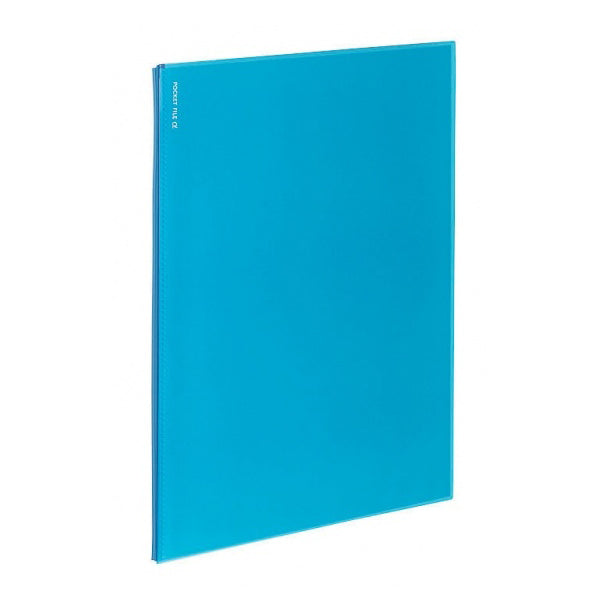 Kokuyo Novita Alpha Clear Pocket Binder Accessories - Pocket File - 12 Pockets - Light Blue - A4 -  - Binders & Folders - Bunbougu