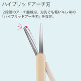 Kokuyo Saxa Poche Stickless Scissors - Pastel Brown -  - Scissors & Cutters - Bunbougu