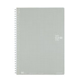 Kokuyo Soft Ring Notebook - Grid - Silver - Semi B5