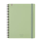 Kokuyo Sooofa Soft Ring Notebook - 4 mm Grid - Green - B6