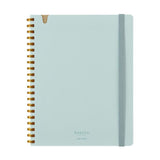 Kokuyo Sooofa Soft Ring Notebook - 4 mm Grid - Light Blue - B6 -  - Notebooks - Bunbougu