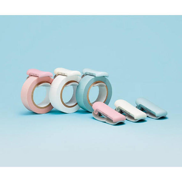 Kokuyo Karu Cut Washi Tape Cutter - White (10 - 15 mm) -  - Scissors & Cutters - Bunbougu