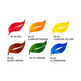Kuretake Cambio Tambien Brush Pen - 6 Colour - Set A -  - Brush Pens - Bunbougu